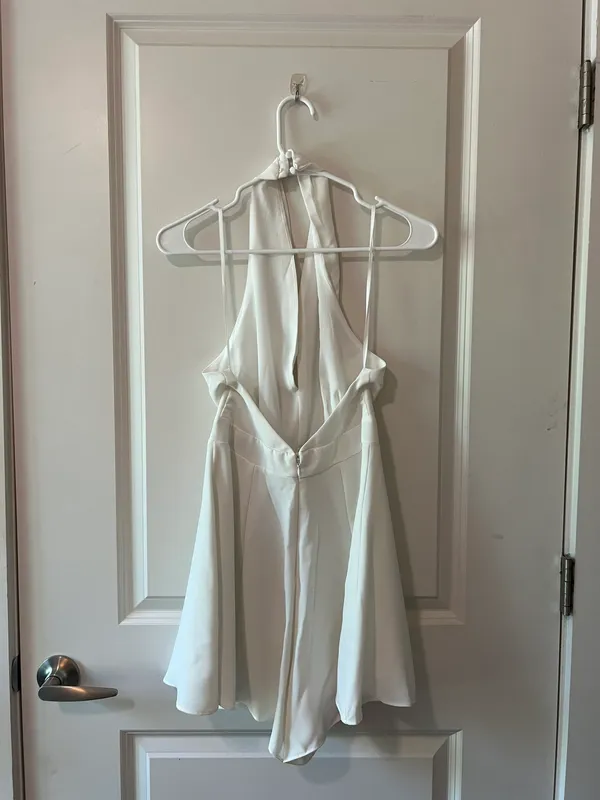 DO+BE White Halter Neck Romper - Image 5