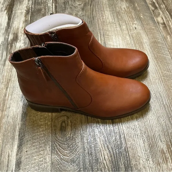 Easy Spirit Rich Brown Ankle Booties Size 9.5 - Image 8