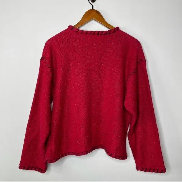 Northern Isles Reindeer Sweater‎ Large Red - Image 2