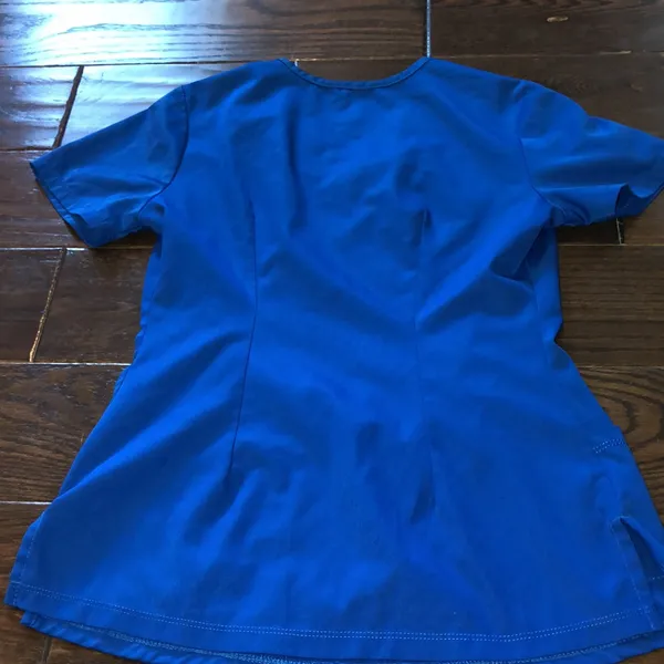 Healing Hands nurses blue scrubs top size xsmall - Image 3
