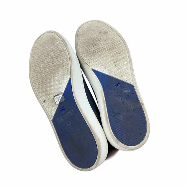 Rothys Navy Blue Slip On Sneakers Sz 8 - Image 5