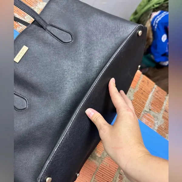 Kate Spade Laurel Way Jaymes Black Saffiano Leather Tote Bag - Image 2