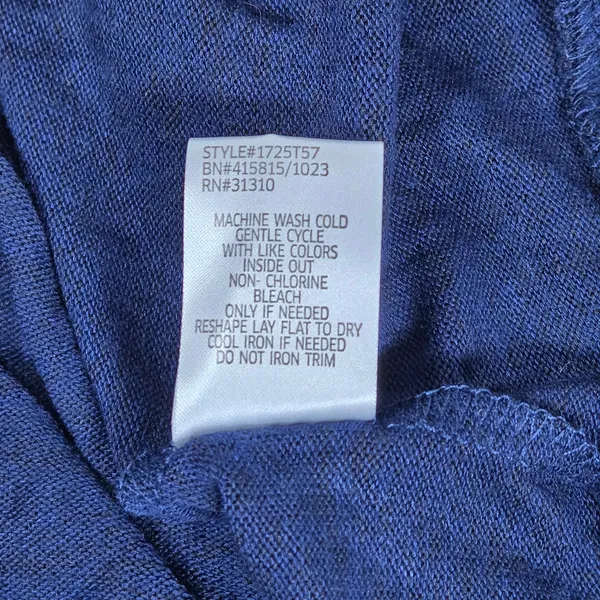 Fortune + Ivy Womens Navy Blue Quarter Zip Pullover Sweater‎ XL 1725T57 - Image 8