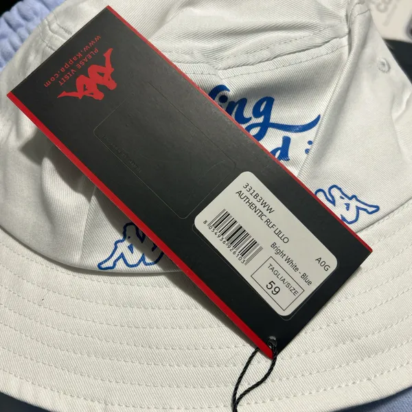White and blue rolling loud Kappa bucket hat - Image 3