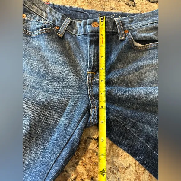 7 For All Mankind Jeans “A” Pocket Size 30 x 32 Stretch Flare Bootcut - Image 8
