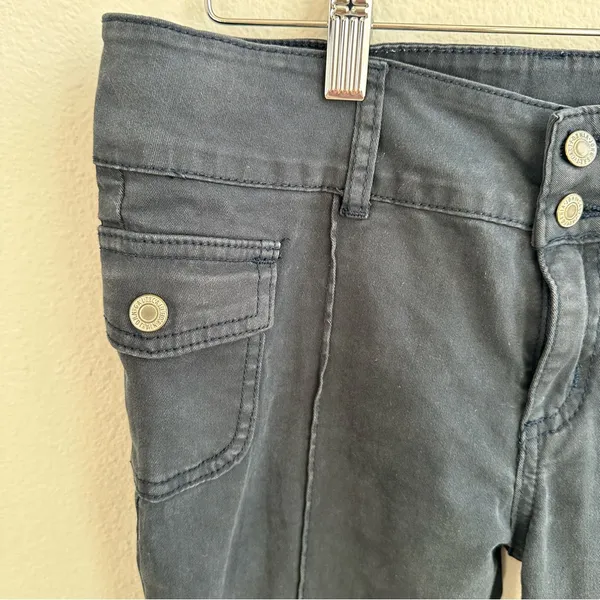 Brandy Melville John Galt Y2K low rise flare twill pants - Image 3