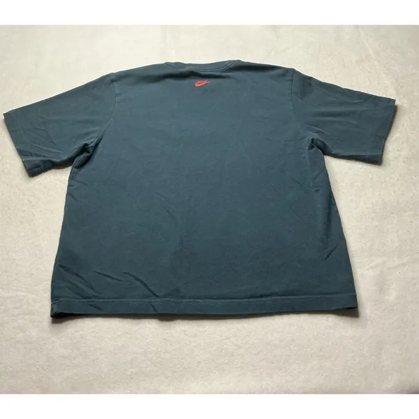Nike Sports Club Just Do It Since 1972 Loose Fit T-Shirt Women XS Navy‎ - Image 2