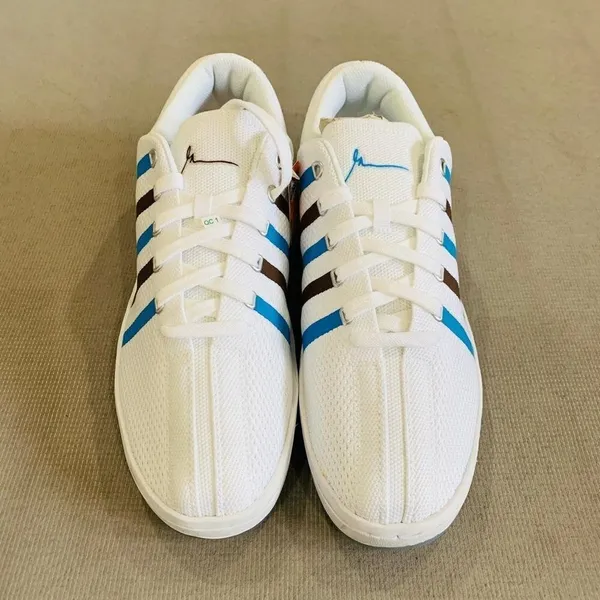 K-Swiss x Garyvee Clouds and Dirt Women's White Mesh Low Top Sneakers Size‎ 7 - Image 4