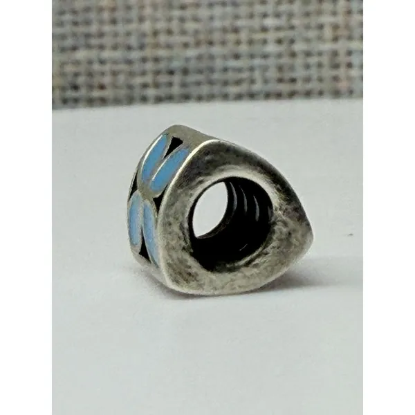 Pandora 790437EN01 Sterling Silver & Blue Black Enamel 925 ALE "Bluet" Charm - Image 4