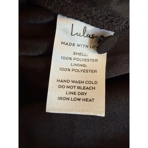 Lulus In the City Black Surplice Sleeveless Jumpsuit Small Minimalist - Image 9