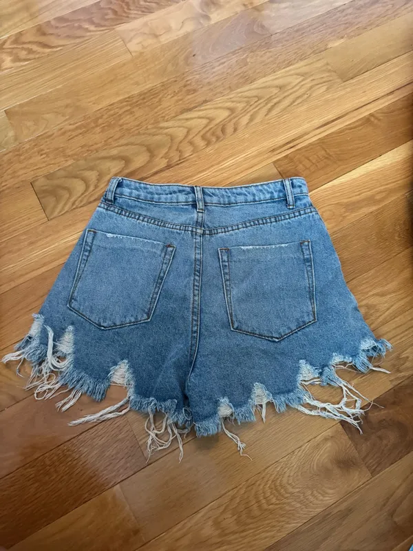 Signature 8 Distressed denim shorts - Image 2