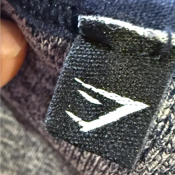 Gymshark navy blue marled bra top workout yoga Activewear‎ XXS/XS strap - Image 3