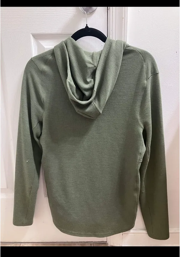 Lululemon green hoodie waffle - Image 2