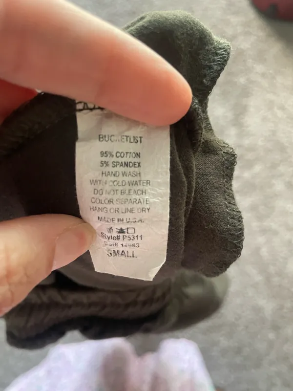 BUCKETLIST Olive Cargo Jogger Pants, small Green - Image 4