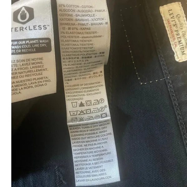 Levi's Ribcage Straight Ankle Women's Black High Rise Baggy Denim Jeans Size 29 - Image 8