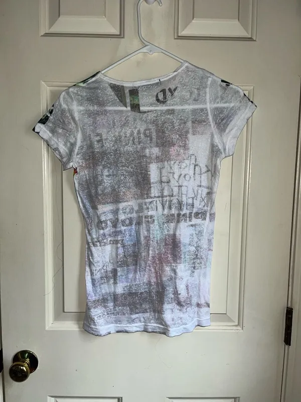 Twenty One Pink Floyd Collage Burnout Graphic T-Shirt - Image 3