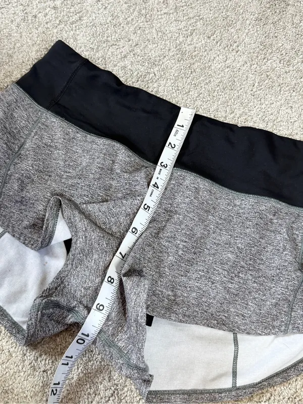 Lululemon Women’s Speed Up Short 2.5" Lined Run in Heather Lux Multi Black 2 - Image 14