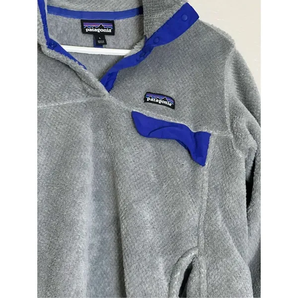 Patagonia Womens Snap-T Fleece Pullover‎ Jacket Size: L - Image 2