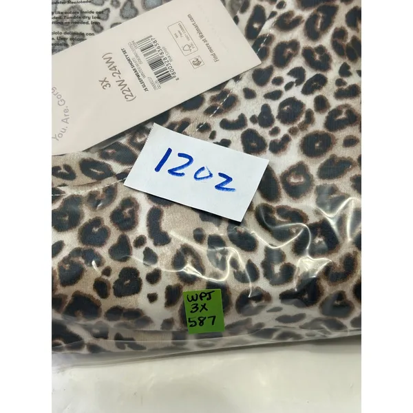Joyspun 3X Pajama Set Cheetah Leopard Print Tank Shorts Dreamy Soft Sleepwear - Image 6