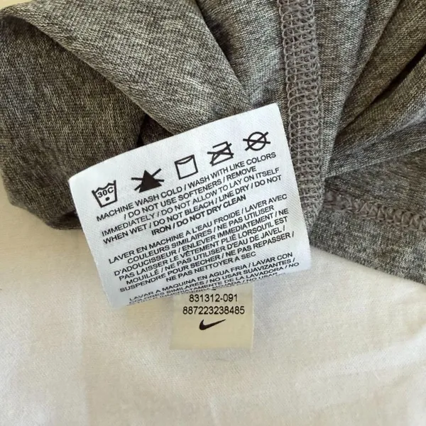 Nike Racerback Tank Gray Athleisure Gym Y2K Sporty Minimalist‎ L - Image 3