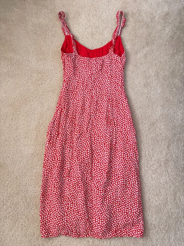 Red midi dress - Image 4