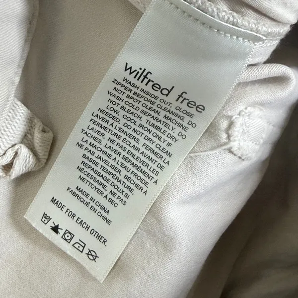 Wilfred Free Aritzia Beige High Rise Carpenter Straight Leg Utility Pants Size 8 - Image 9