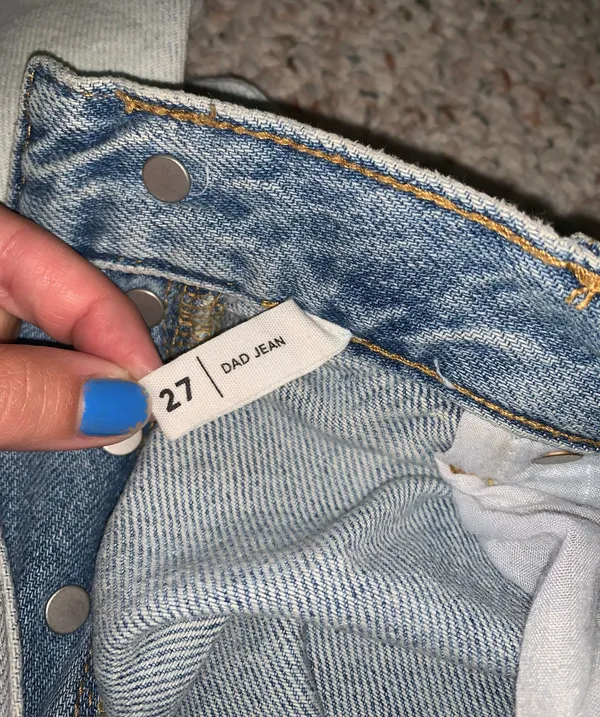 PacSun Dad Jeans With Denim Patches - Image 5
