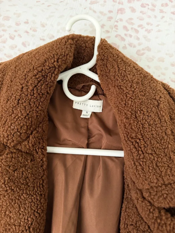 Fur jacket Brown - Image 4