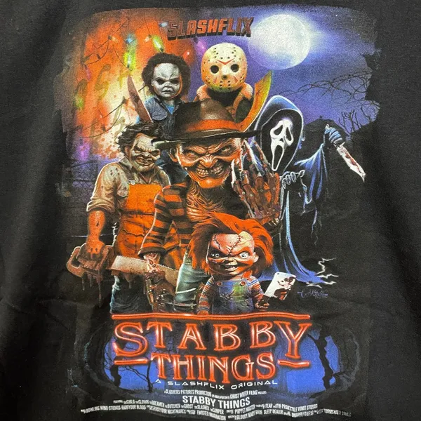 Stranger Things Stabby Things T-Shirt 3XL - Image 2