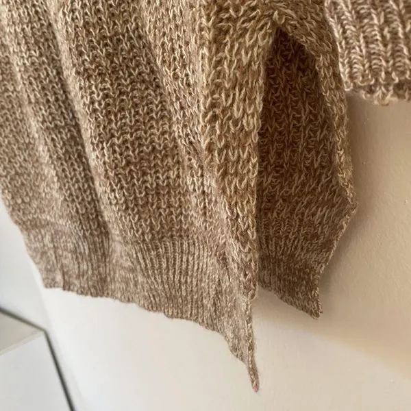 Cozy brown sweater Tan Size M - Image 2