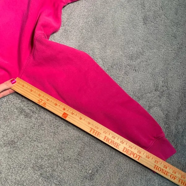 Nike center swoosh hot Pink Hoodie Sweatshirt XS - Image 7