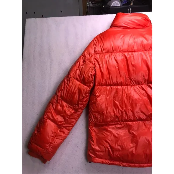 Koolaburra by UGG Puffer Jacket Womens Large Orange Faux Fur Collar KB22792 - Image 8