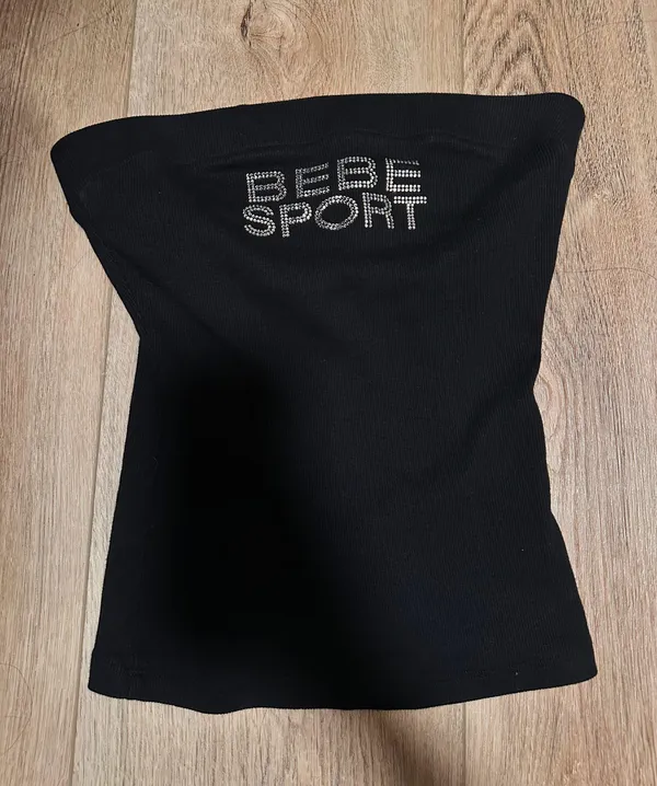 Bebe Sport Y2K Bedazzled Strapless Top - Image 6