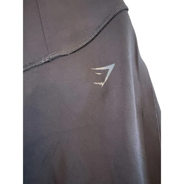 Gymshark XS Black Capri Workout Leggings - Image 3