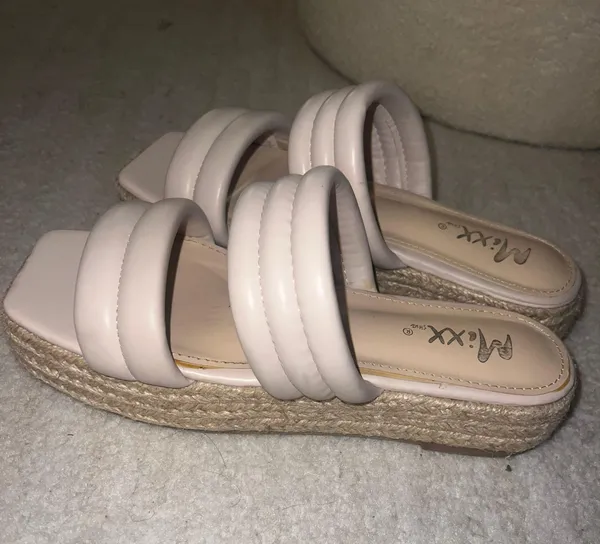 Espadrille Platform Slide Sandals Size 6.5 - Image 2