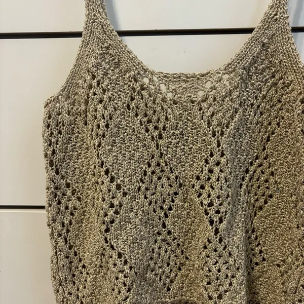 Free People glisten cami top in crochet knit - Image 5