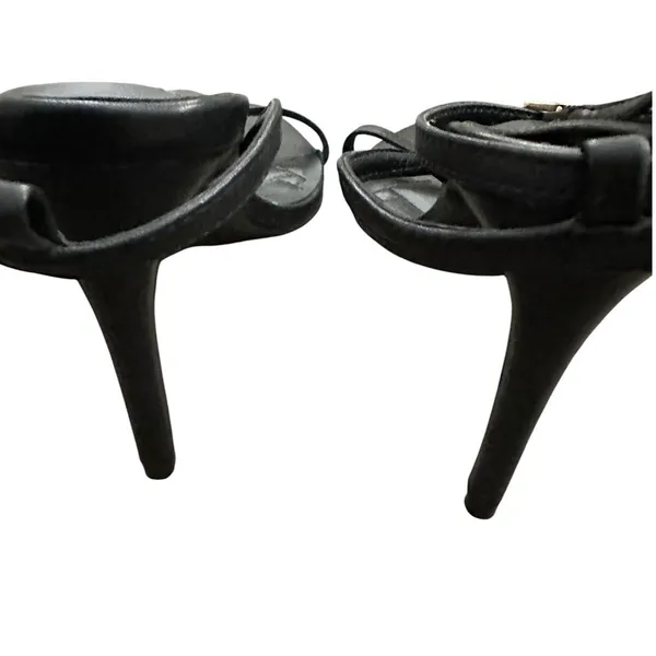 Kurt Geiger London Brixton Stiletto Sandals black quilted size 38.5/8.5 - Image 3