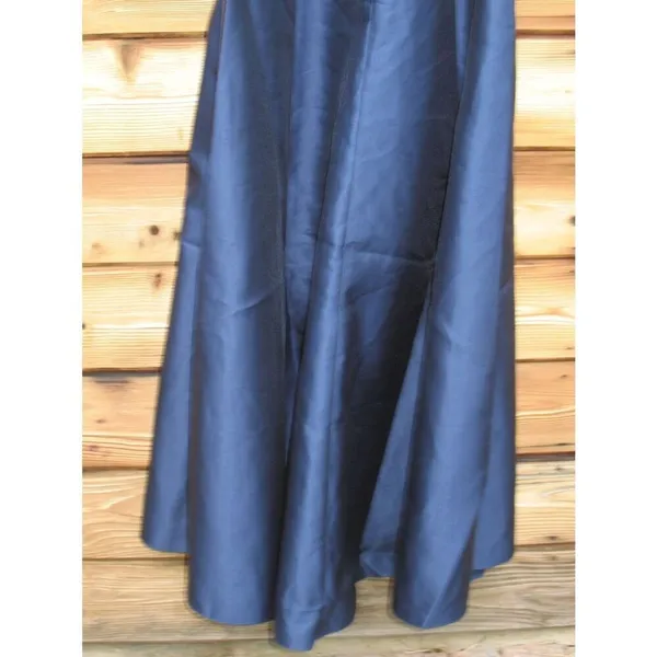 NWT Alfred Sung Blue Corset Satin Gown Dress Size 10 - Image 9