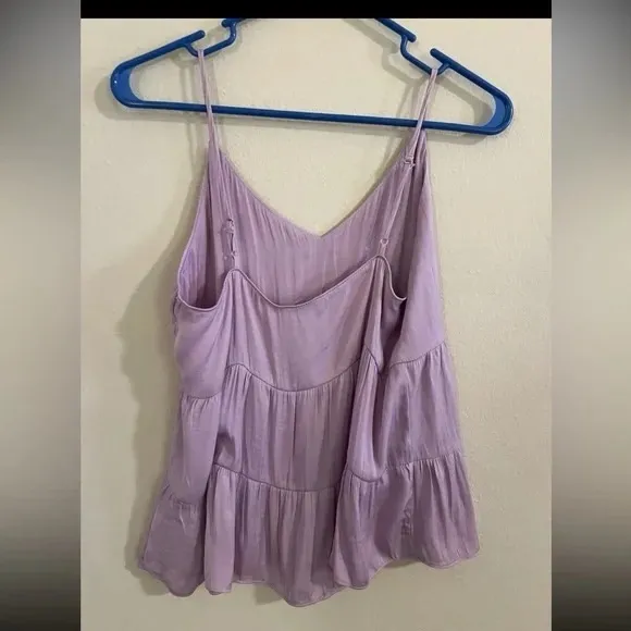 Naked Zebra Purple Tiered Camisole Top - Image 2