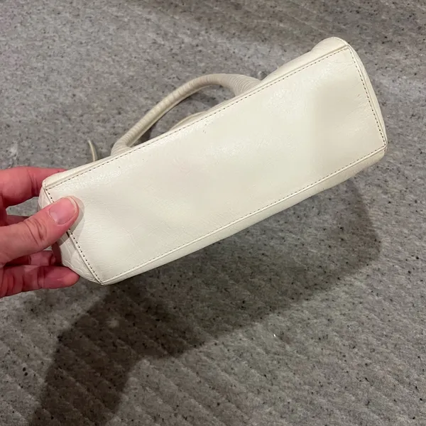 Cole Haan Off-White Leather mini Satchel - Image 3