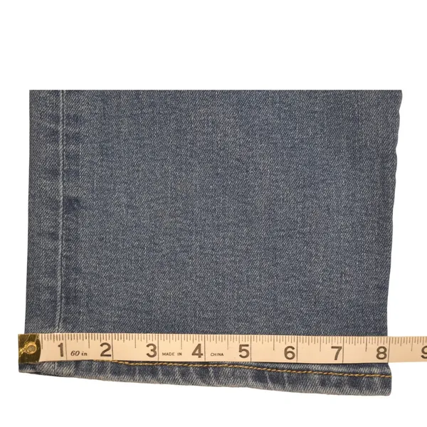 Levis Ribcage Straight Ankle Jeans Blue Denim High Rise W28 L27 CW-3422 3449 - Image 7