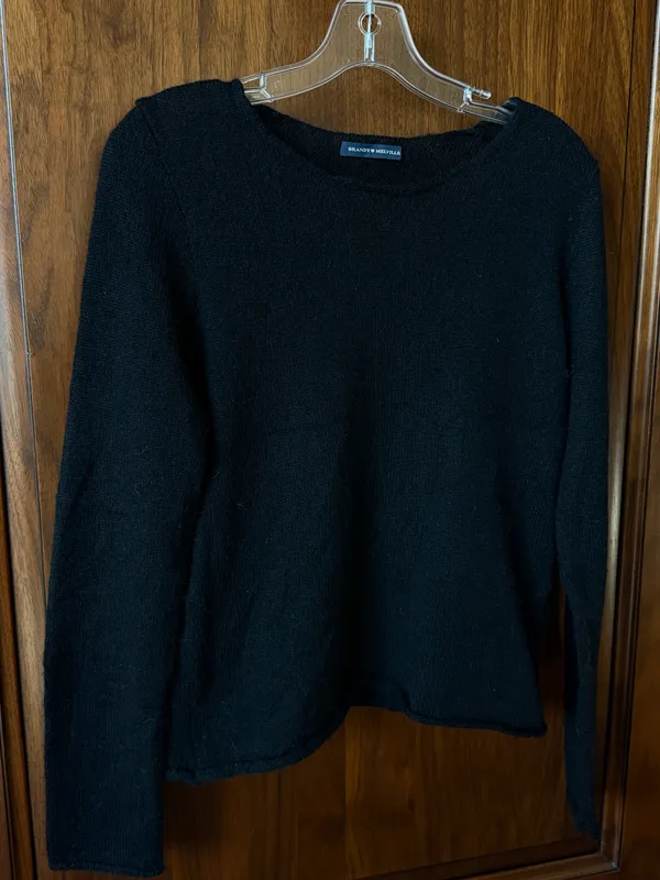 Brandy Melville Black Knit Sweater - Image 3