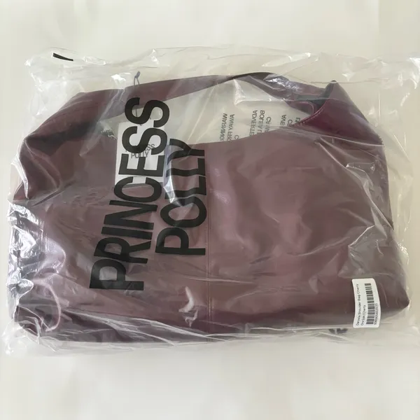 Princess Polly Burgundy Faux Leather Bag - Image 2
