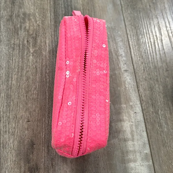 Victoria’s Secret Pink Sequin Makeup Bag - Image 5