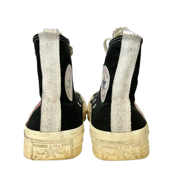 Converse x Comme des Garcons Play Chuck 70 Black Hi CDG Sneakers 4.5/6.5 150204C - Image 6
