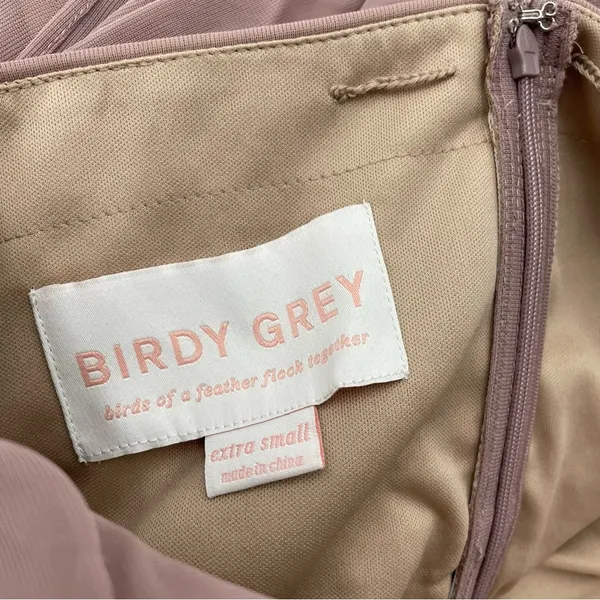 Birdie Grey‎ Convertible Bridesmaid Dress Dark Mauve Size XS Wedding Formal Prom - Image 5