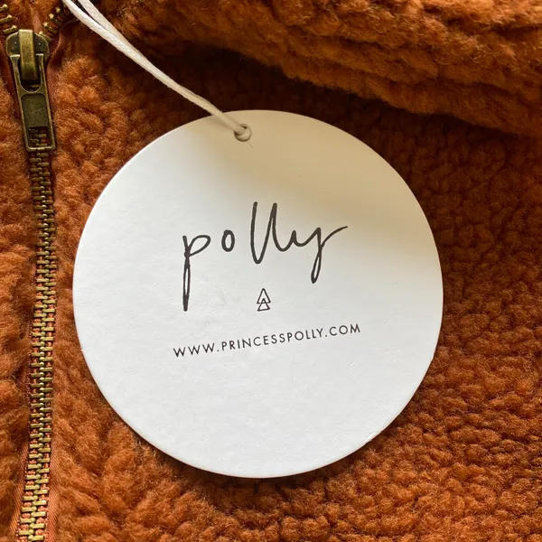 NWT - Princess Polly - Women’s Teddy Bear Brown Coat - Size S/M. - Image 7