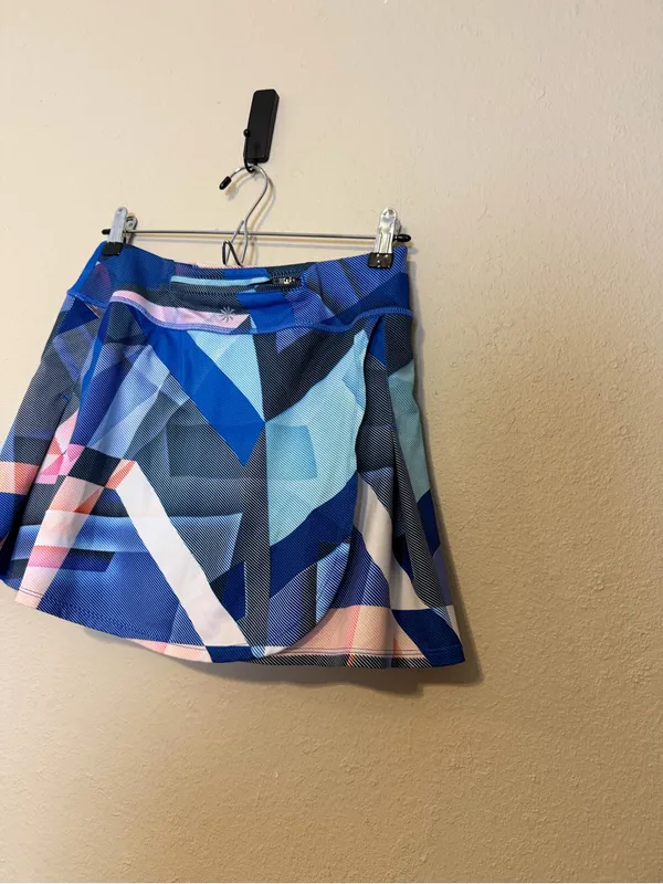 Athleta Electric Geo Speed Tennis Skirt Skort‎ Size Small - Image 8