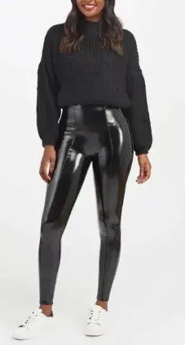 Spanx patent Leather Leggings - Image 7