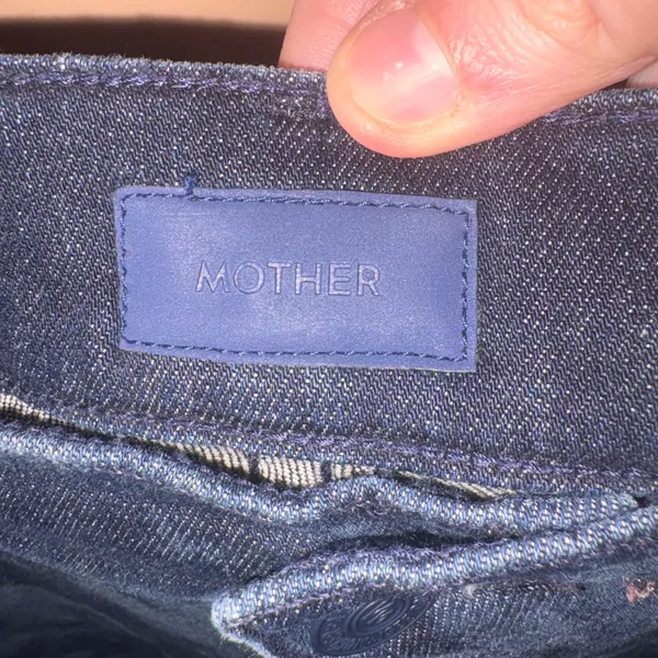 Mother Dazzler Hover High Rise Straight Leg Jeans in Depth of Field - Image 5